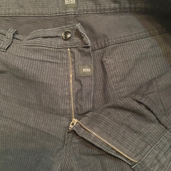 HUGO BOSS Men’s Black Pants Jeans Sz 38 - Picture 6 of 9